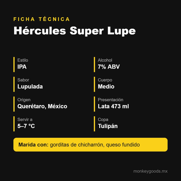 Ficha técnica Hércules Super Lupe
