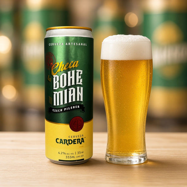 Cardera Checa La Bohemian servida en su copa