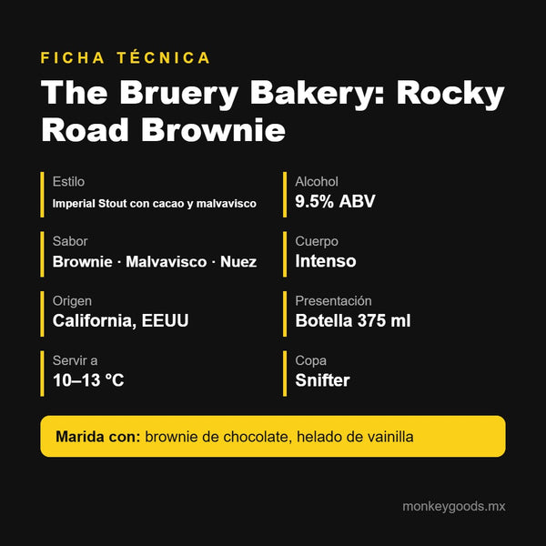 Ficha técnica The Bruery Bakery: Rocky Road Brownie