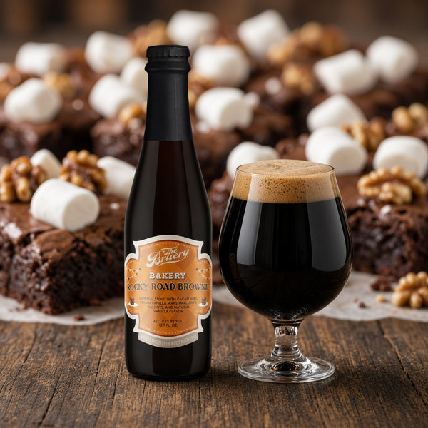 The Bruery Bakery: Rocky Road Brownie servida en su copa