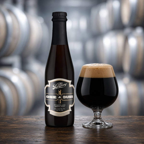 The Bruery One & Dunn servida en su copa