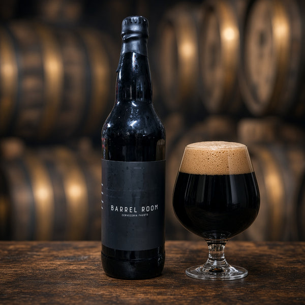 Fausto Barrel Aged Black servida en su copa