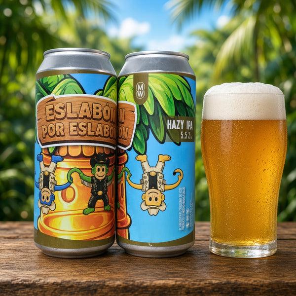 Monkey Waves Eslabón por Eslabón servida en su copa