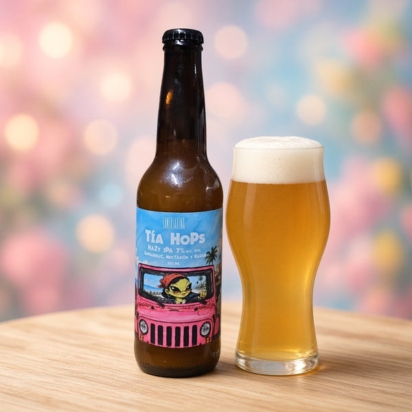 Santa Sabina Tía Hops servida en su copa