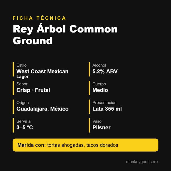 Ficha técnica Rey Árbol Common Ground