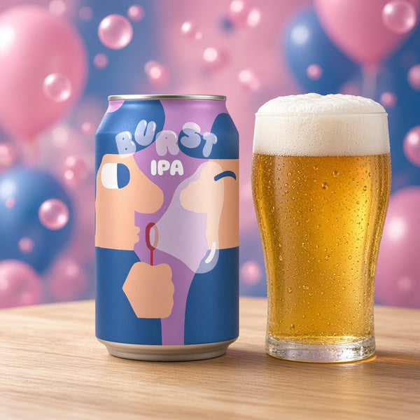 Mikkeller Burst IPA servida en su copa
