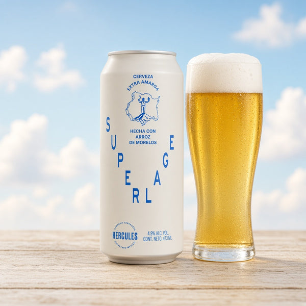 Hércules Superlager servida en su copa
