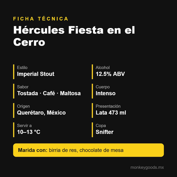 Ficha técnica Hércules Fiesta en el Cerro