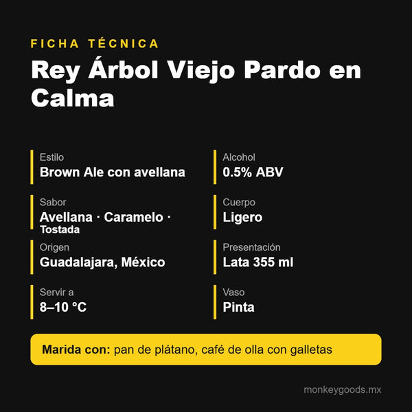 Ficha técnica Rey Árbol Viejo Pardo en Calma