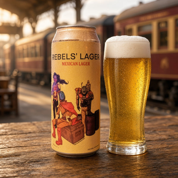 Farland Rebels Lager servida en su copa