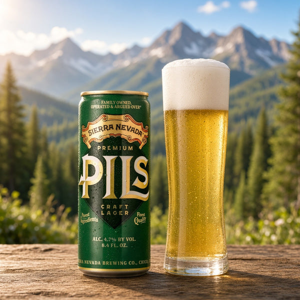 Sierra Nevada Pils servida en su copa