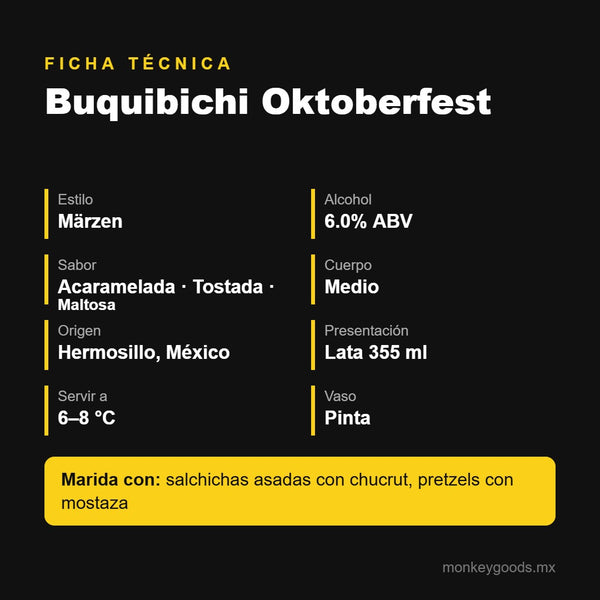 Ficha técnica Buquibichi Oktoberfest