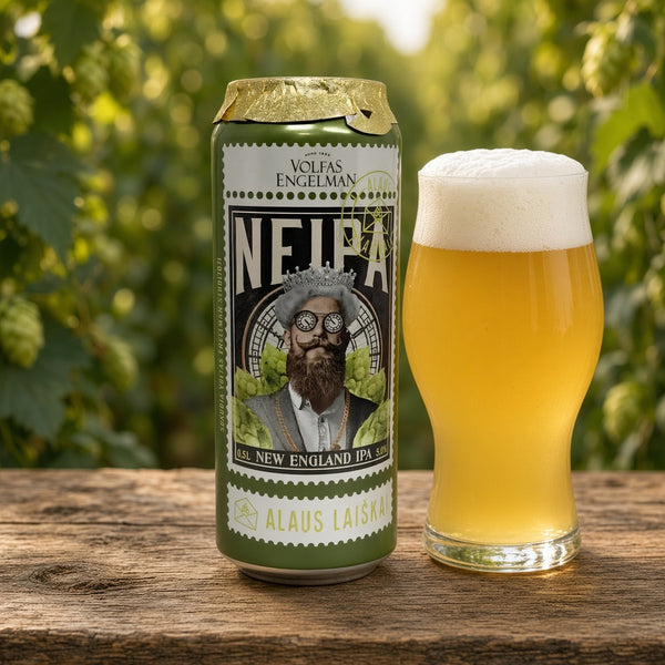 Volfas Engelman NEIPA servida en su copa
