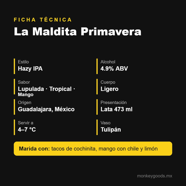 Ficha técnica La Maldita Primavera