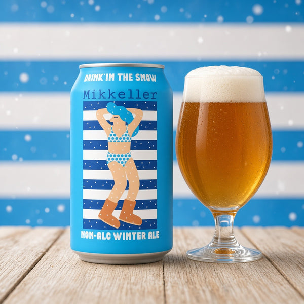 Mikkeller Drink'in the Snow servida en su copa