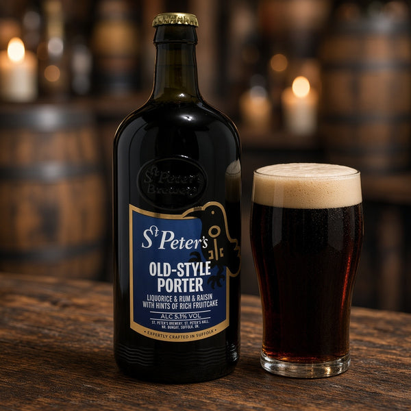 St Peter's Old Style Porter servida en su copa