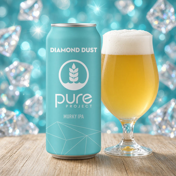 Pure Project Diamond Dust servida en su copa