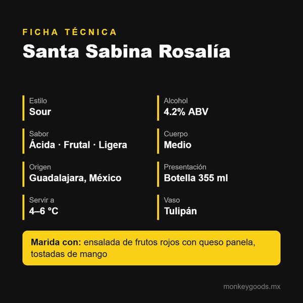 Ficha técnica Santa Sabina Rosalía