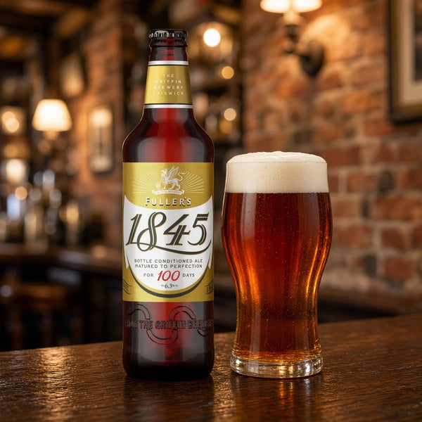 Fuller's 1845 servida en su copa
