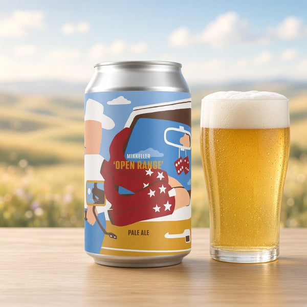 Mikkeller Open Range servida en su copa