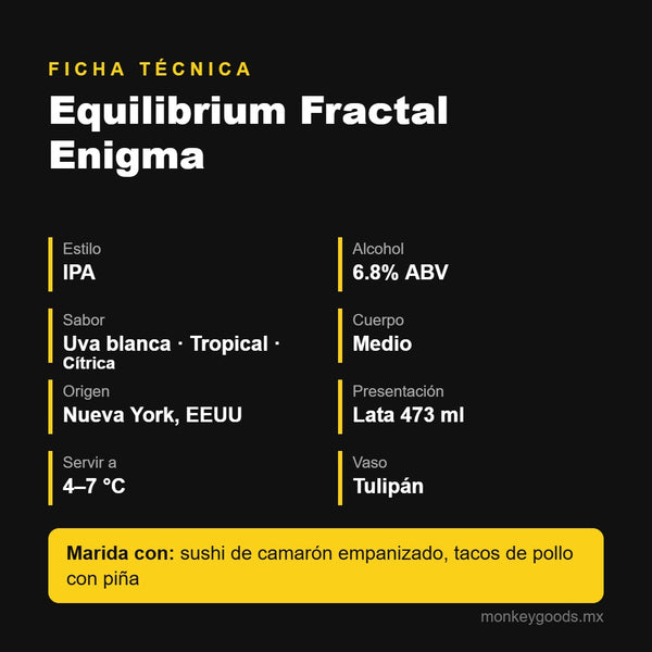 Ficha técnica Equilibrium Fractal Enigma