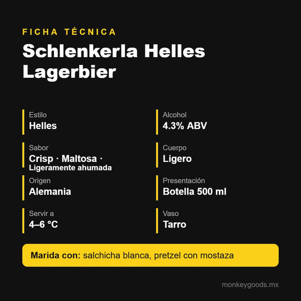 Ficha técnica Schlenkerla Helles Lagerbier