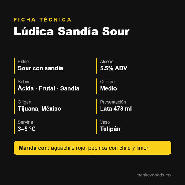 Ficha técnica Lúdica Sandía Sour