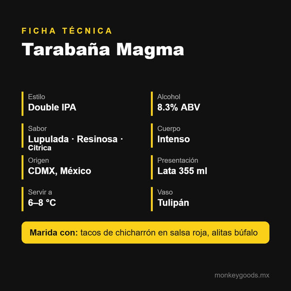 Ficha técnica Tarabaña Magma