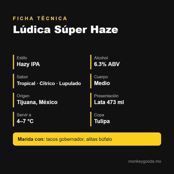 Ficha técnica Lúdica Súper Haze