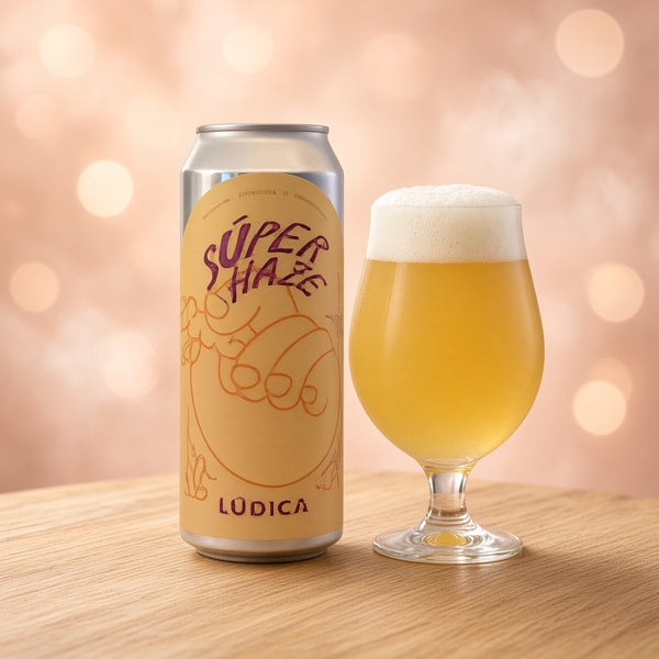 Lúdica Súper Haze servida en su copa