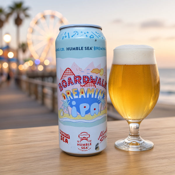 Humble Sea Boardwalk Dreamin' servida en su copa