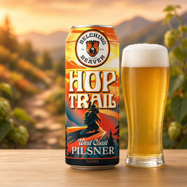Belching Beaver Hoptrail servida en su copa