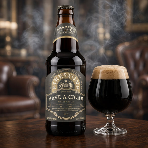 Firestone Walker Have a Cigar servida en su copa