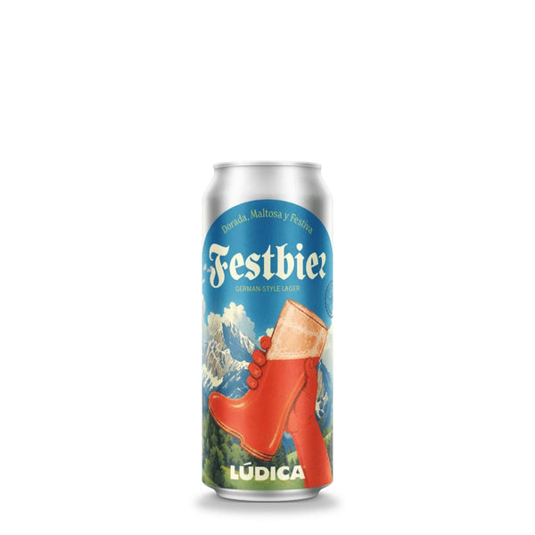 Lúdica Festbier 5.9% lata 473 ml German-Style Lager