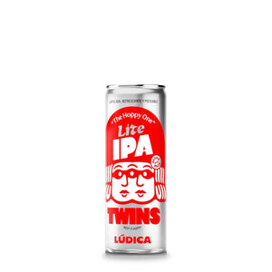 Lúdica Twins Lite IPA 3.5% lata sleek 355 ml Light IPA