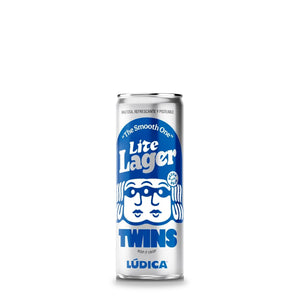Lúdica Twins Lite Lager 3.5% lata sleek 355 ml Lite Lager