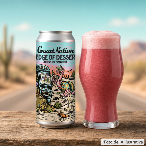 Great Notion Edge of Dessert (Cherry Pie) servida en su vaso