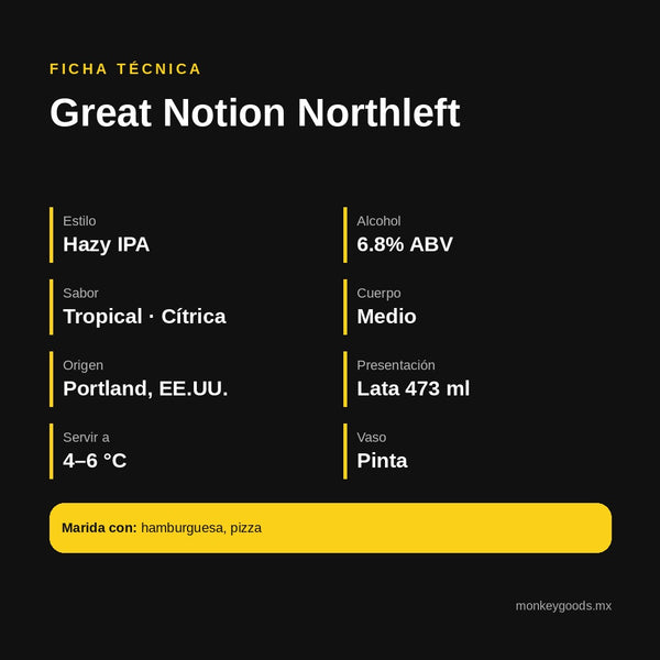 Ficha técnica Great Notion Northleft