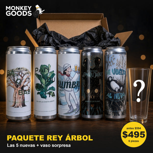 Paquete Rey Árbol: las 5 nuevas y vaso sorpresa por $495