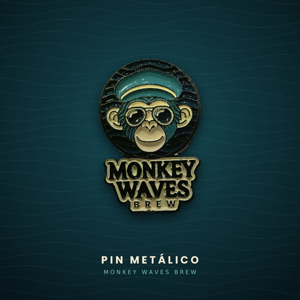 Pin metálico Monkey Waves Brew