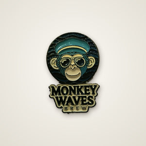 Pin metálico Monkey Waves