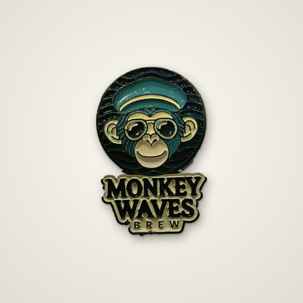 Pin metálico Monkey Waves