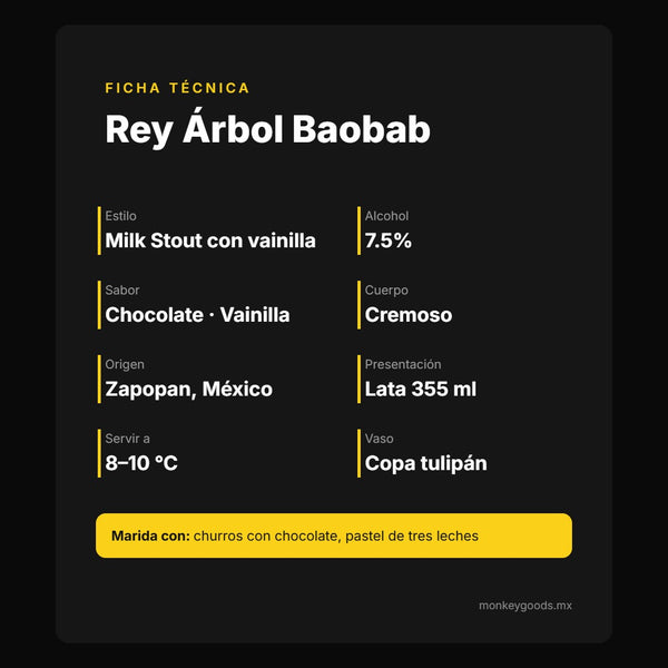 Ficha técnica Rey Árbol Baobab