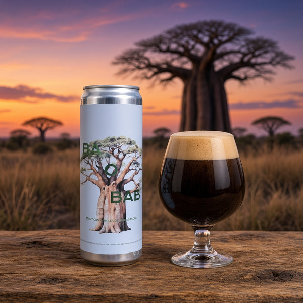 Rey Árbol Baobab servida en su copa