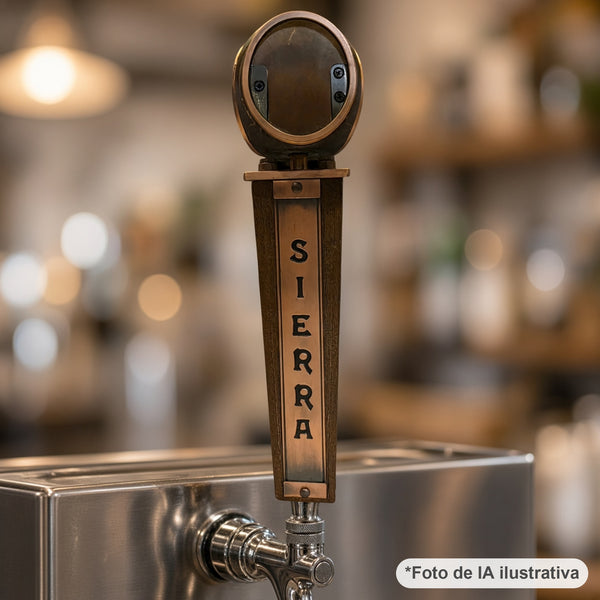 Sierra Nevada Tap Handle instalado en un grifo de barra