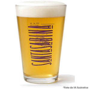 Vaso Santa Sabina servido con cerveza