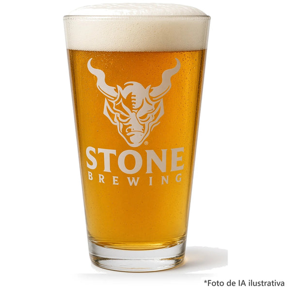 Vaso Stone servido con cerveza