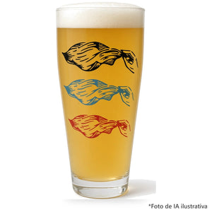 Vaso The Veil servido con cerveza